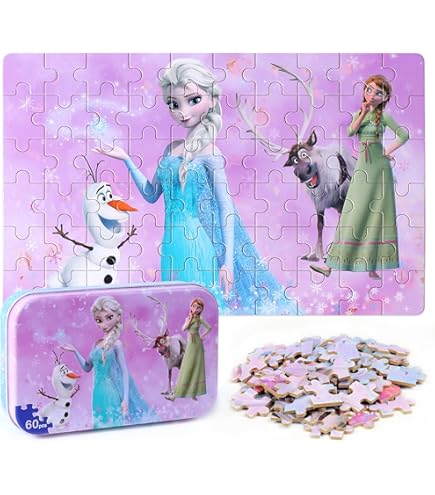 Amazon.com: Frozen Games Disney Frozen 2 48-Piece Surprise Puzzle